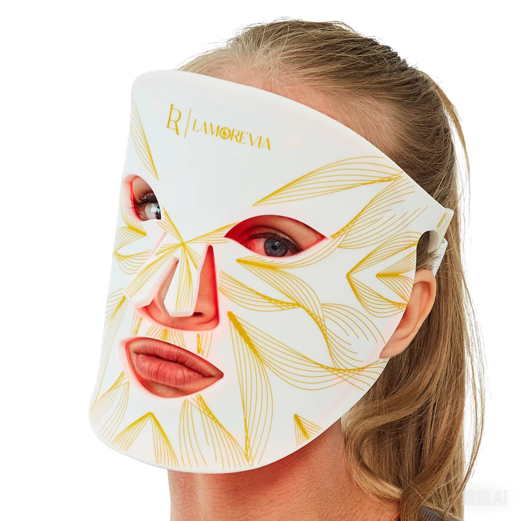 Revitalize Your Skin with the Red Light Facial Beauty Mask - Advanced Blue LED Light Therapy for Acne and Anti-Aging