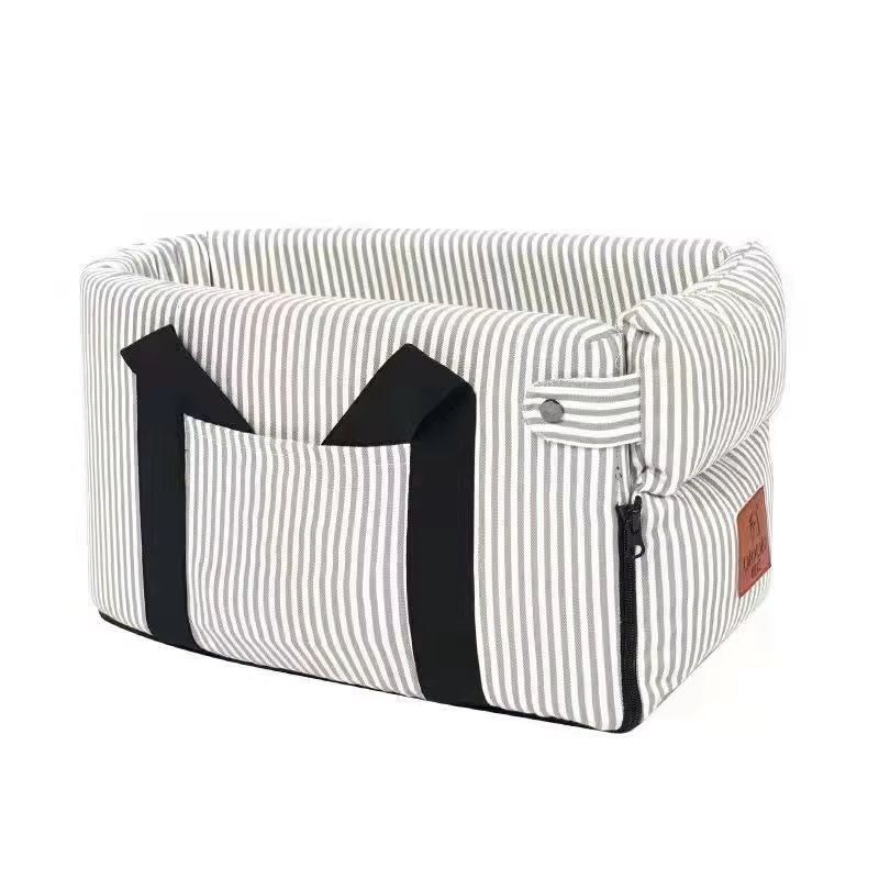 Dog Car Seat Carrier - Premium Travel Basket for Small Dogs and Puppies, Ideal for Chihuahua and Pet Accessories