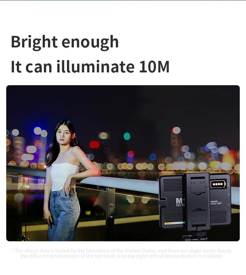 M15 Phone Selfie Fill Light Portable Pocket Beauty Photo Lamp with Phone Holder for Video Recording Vlog Shoot Fill Studio Lamp