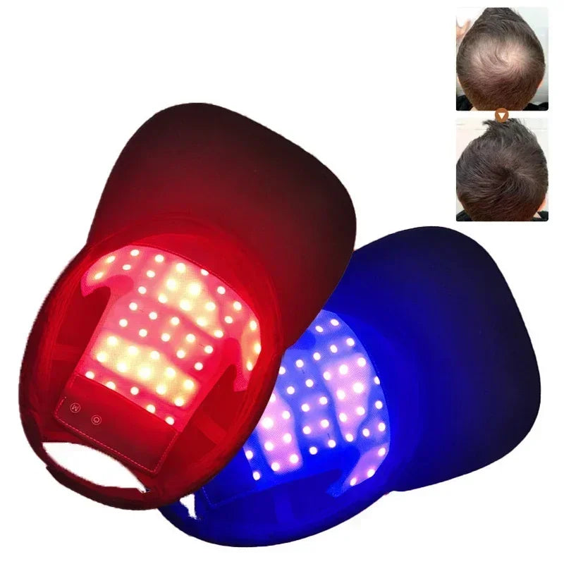 LED Red Light Therapy Cap Hair Growth Helmet Diode LaserHat Light Therapy Cap for Hair Regrowth and Hair Loss Treatment
