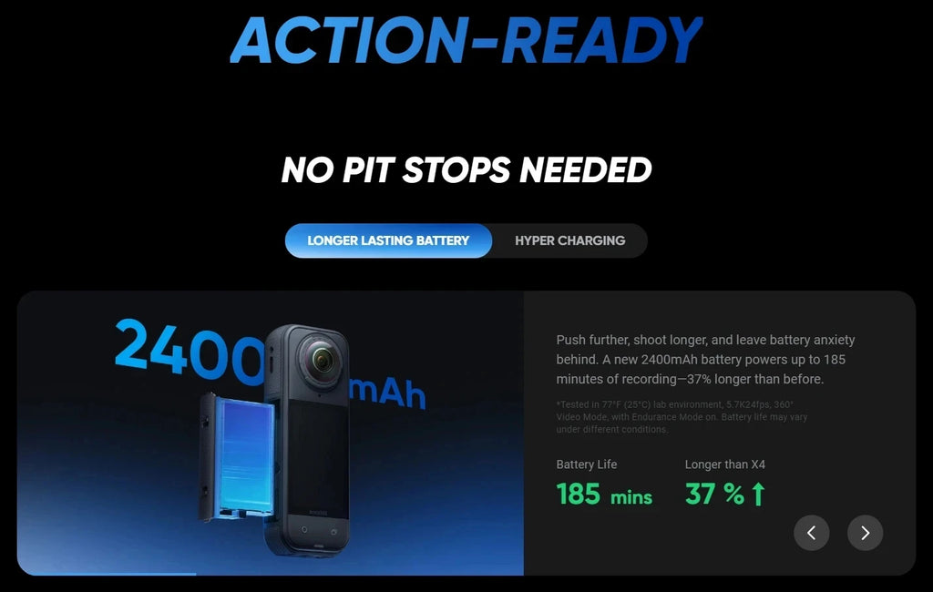 Insta360 X5 15m Waterproof Now arrival 72MP 360° Video X5 Action Camera New Wind Guard 185 mins Run Time Newest