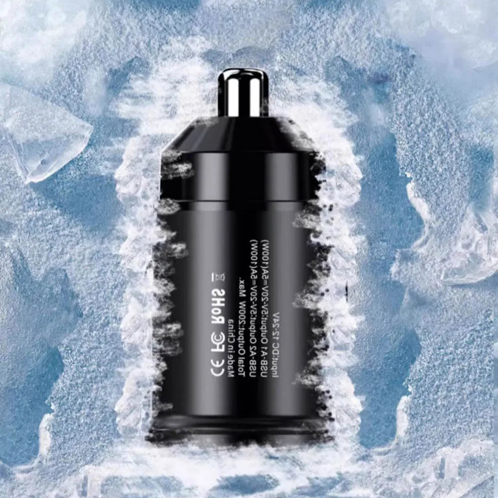 New Car Charger, Multi-Port Fast Adapter, Car Decoration Shape, Auto Accessories