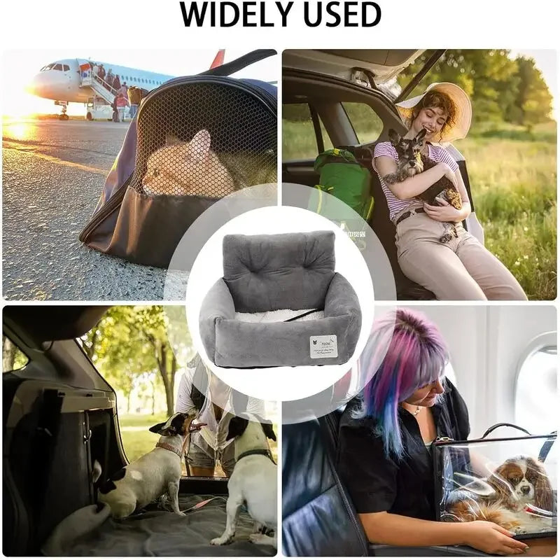 Dog Bed Travel Car Seat Cover Cat Hammock Safety Seat Cushion Anti-theft Car Portable Home Dual-purpose Nest Pad Dog Accessories