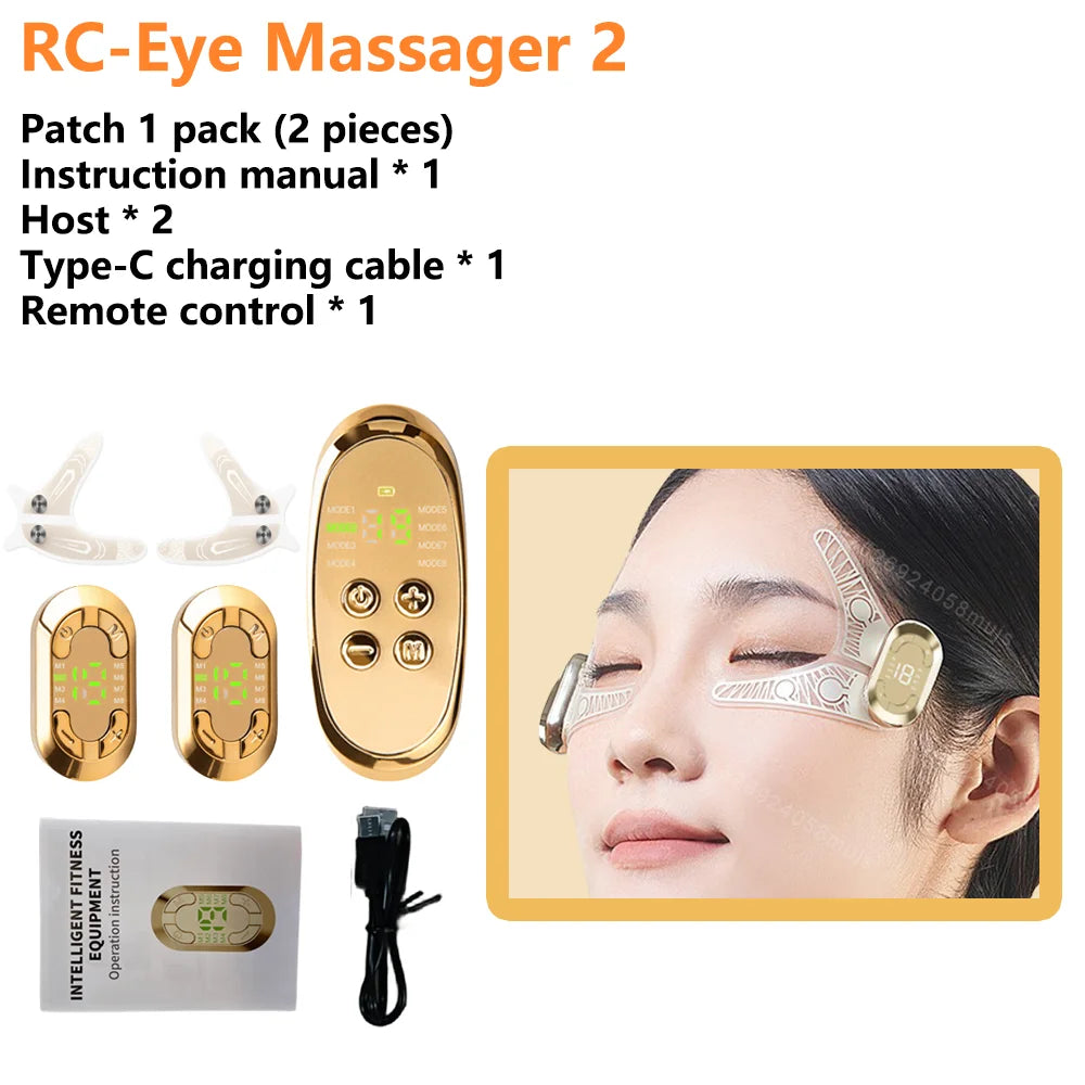 Ems Eye Face Beauty Massage Muscle Stimulator Facial Lifting Anti-Wrinkle Lift Face Skin Care Dark Circles Relieves Fatigue