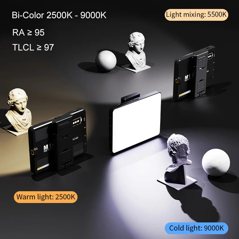 M15 Phone Selfie Fill Light Portable Pocket Beauty Photo Lamp with Phone Holder for Video Recording Vlog Shoot Fill Studio Lamp