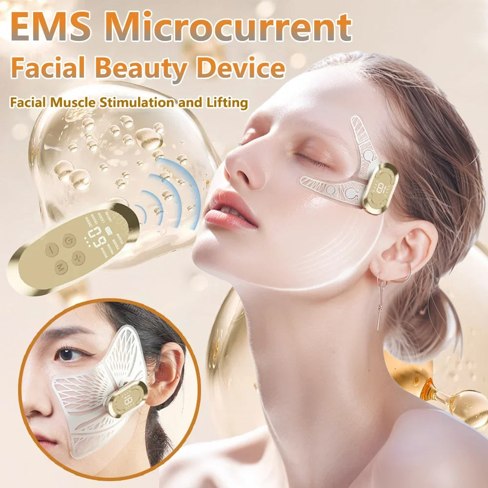 Ems Eye Face Beauty Massage Muscle Stimulator Facial Lifting Anti-Wrinkle Lift Face Skin Care Dark Circles Relieves Fatigue