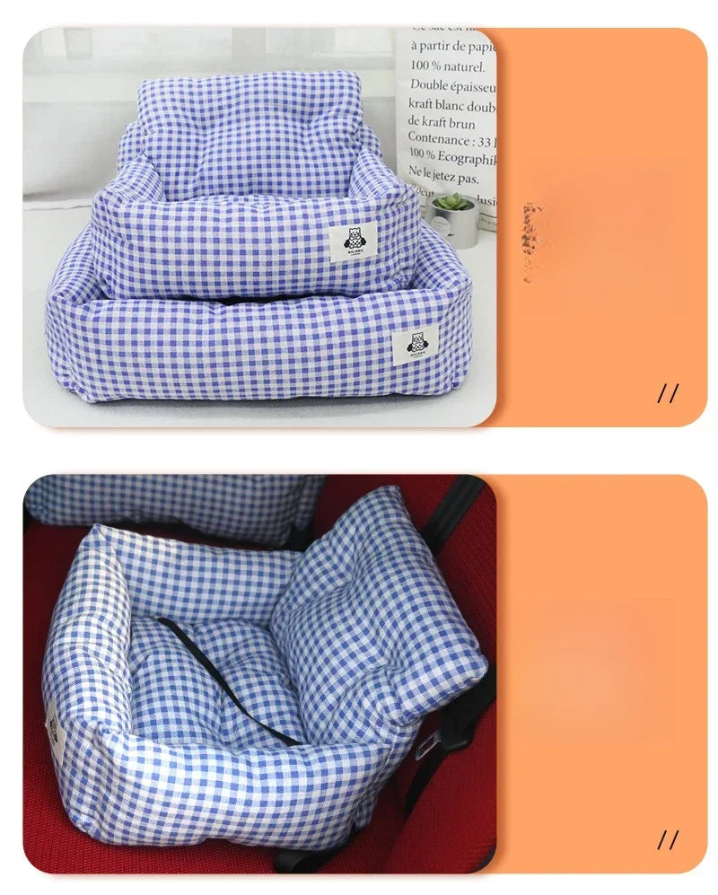 Dog Bed Travel Car Seat Cover Cat Hammock Safety Seat Cushion Anti-theft Car Portable Home Dual-purpose Nest Pad Dog Accessories