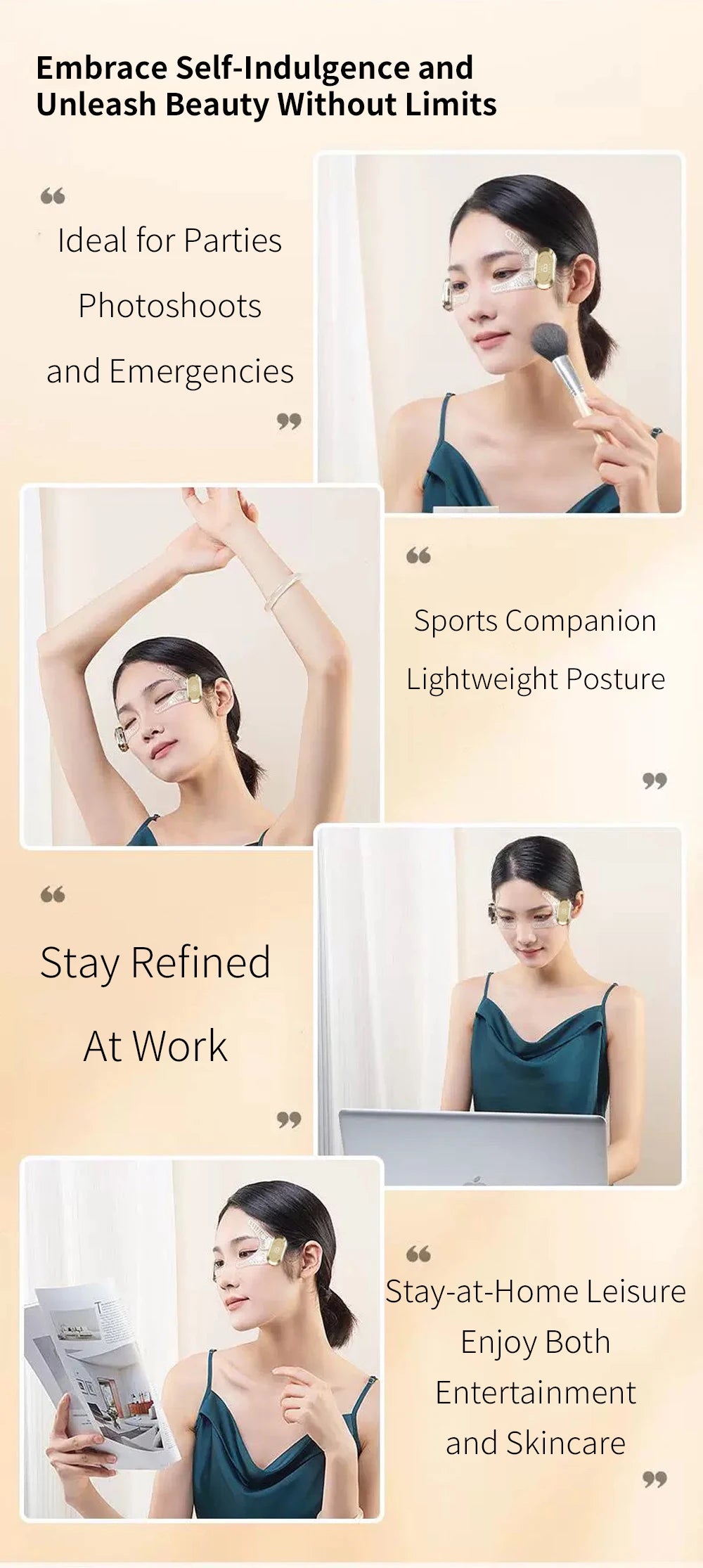 Ems Eye Face Beauty Massage Muscle Stimulator Facial Lifting Anti-Wrinkle Lift Face Skin Care Dark Circles Relieves Fatigue