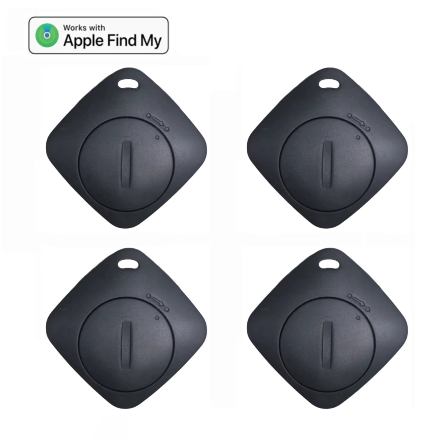 Aiyato Bluetooth Gps Tracker Tag Key Finder Airtag Work with Apple Find My Global Network Air Tag Locator Itag for IOS for Bags
