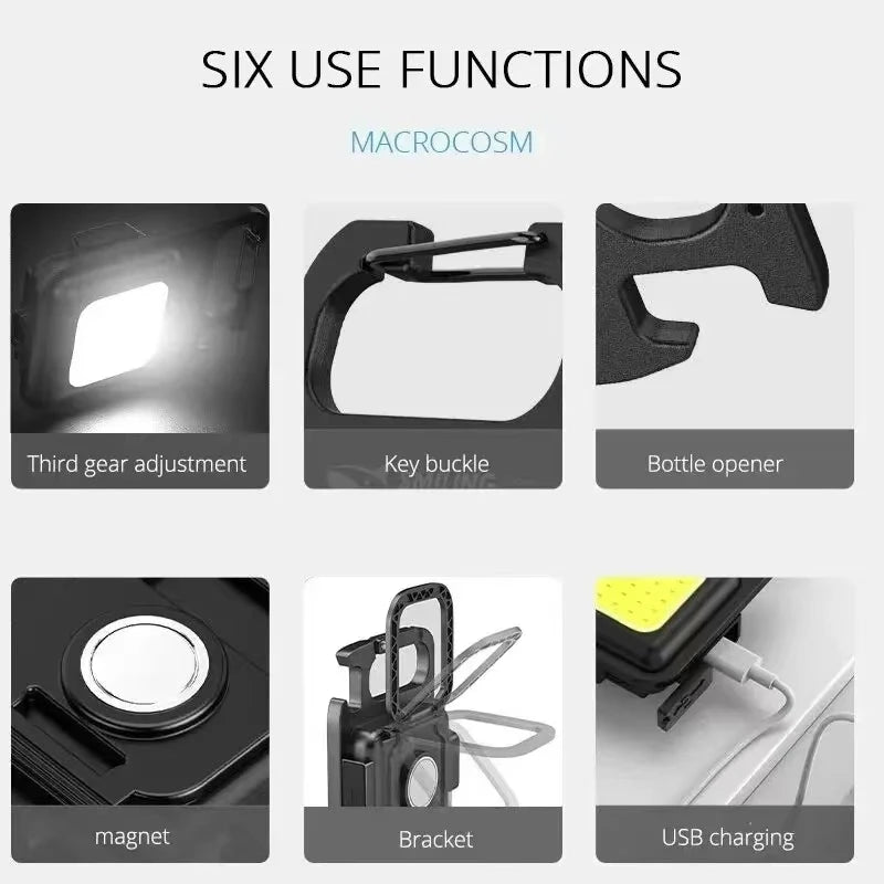 Self Defense Tools High Power Flashlight Led Strong Personal Defense Man Self-Defense Supplies Usb Charging Flashlight Denfense